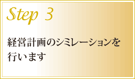 ステップ3 経営計画のシュミレーション
